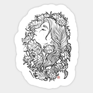 Nightbloom (Black Edition) Sticker